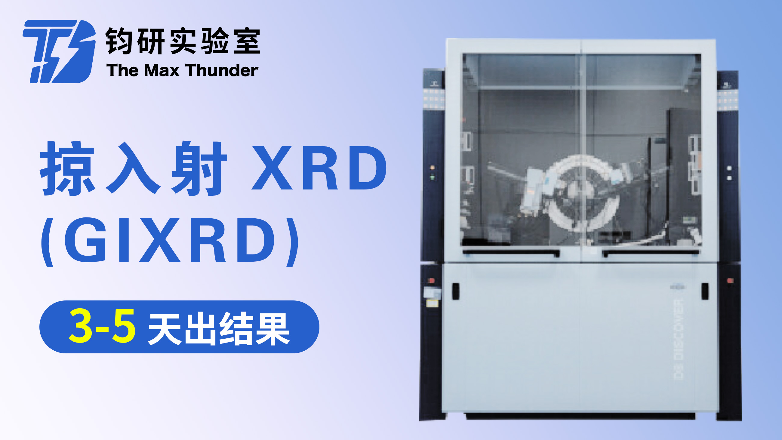 掠入射XRD (GIXRD)